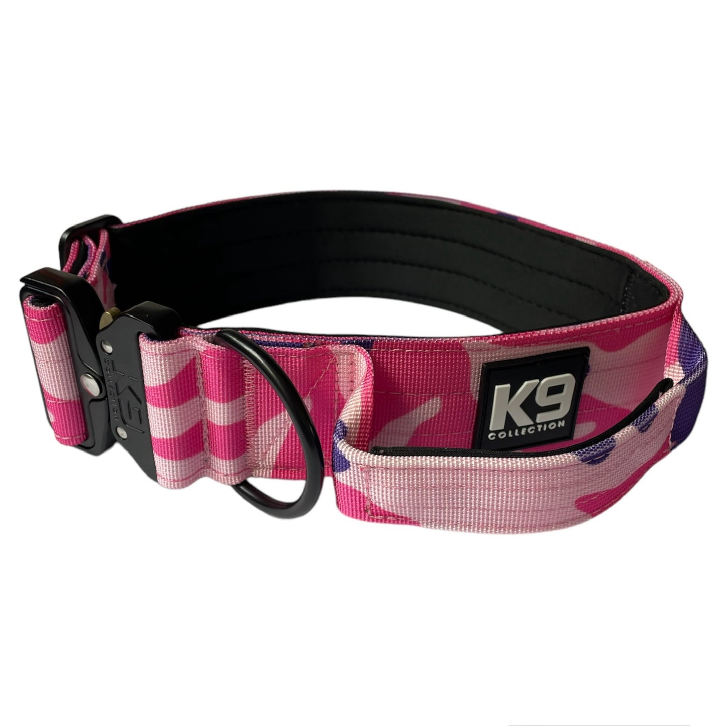 5cm Tactical Dog Collar - Pink Camo