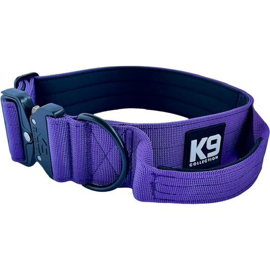 5cm Tactical Dog Collar - Purple