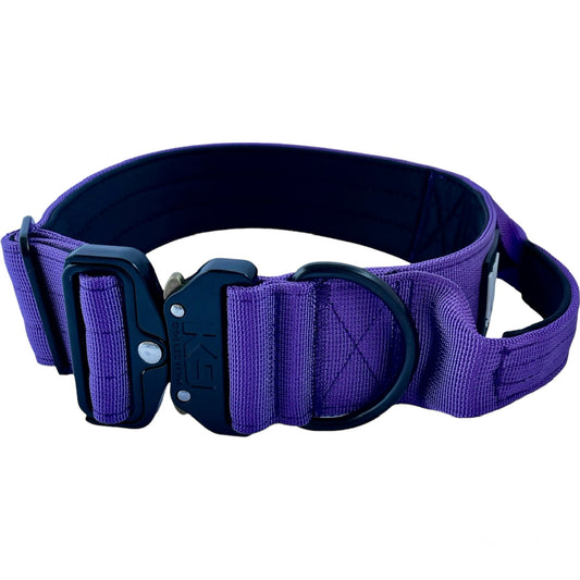 5cm Tactical Dog Collar - Purple